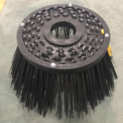 Plastic Plate 700mm Steel Wires Johnston 16 Inch Road Sweeper Brush