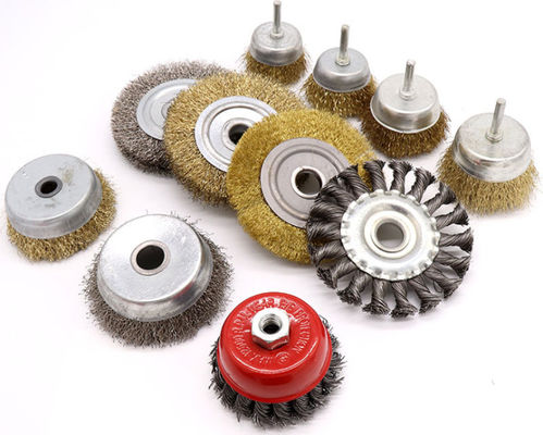 Parallel Stainless Steel Wire Wheel Grinding Brush Angle Grinder Root Carving Deburring Metal Derusting Flat Wire Brush