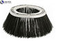 Gutter Brooms Street Sweeper Brush , Road Cleaning Brush Customized Filament