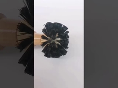 Щетка для чистки чаши для порошка кофемашины с ручкой из массива дерева